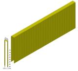 Heftklammern 2600 Stk. - verzinkt, geharzt 40mm_1