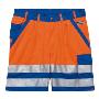 Warnschutz-Shorts 10570 - Leuchtorange Grösse 46