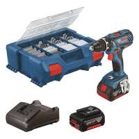 Akku-Bohrschrauber 2x4 Ah - Bosch GSR 18V-28 mit 83 Zubehör-Set_1