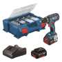 Akku-Bohrschrauber 2x4 Ah - Bosch GSR 18V-28 mit 83 Zubehör-Set