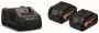 Akku Starter Set FEIN (Bosch) - 18 Volt 2x 5 Ah