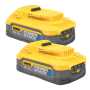 Powerstack-Akkus 2er-Set - DeWalt 18 Volt / 5 Ah