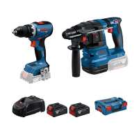 Akku-Set 18 Volt 2x5 Ah Bosch - GSR18V-65+GBH18V-22_1